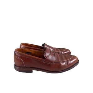 Allen Edmonds Randolph Penny Loafer Shoes Men's Size 11D Brown Leather Slip-On*